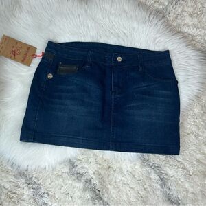 True Religion Dark Blue Pencil Skirt
